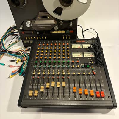 TASCAM Model 38 and M-208 Package Deal Possible 1988 - Grey Metal image 4