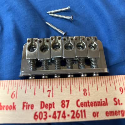 Hamer Sustain block bridge 1981 - Chrome image 5