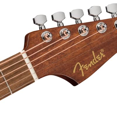 Fender California Standard Redondo Mini with Bag, Spruce Top, Black image 5