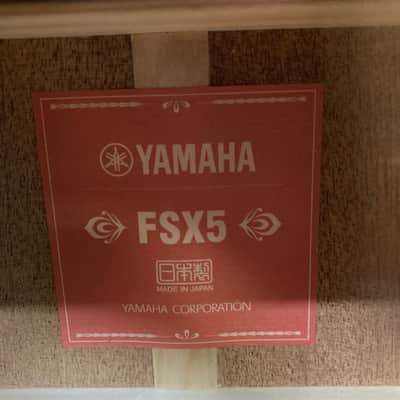Yamaha FSX5 Red Label Natural Made In Japan w/Case (blemish discount) image 9