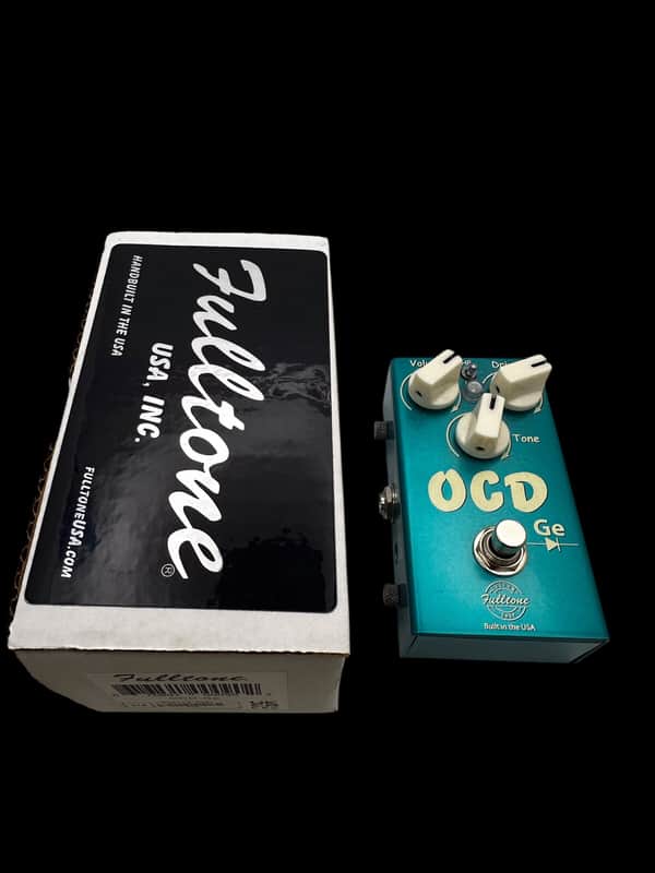 Fulltone Custom Shop OCD-GE Germanium Overdrive 2019 - Tahitian Teal X4412 image 1