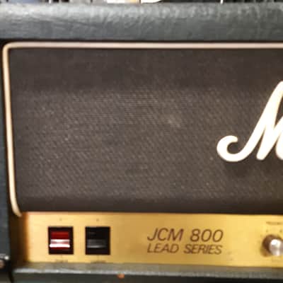 Marshall JCM 800 Lead Series Model 2204 50-Watt Master Volume Mk2 Head 1989 HI GAIN MODS image 3