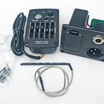 SE‑5N 5 Band EQ Equalizer Pickup Tuner for Acoustic Guitar Accessory Kit image 1