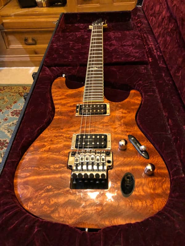 Ibanez S1520 Prestige Steve Vai Autographed 1999 Bubinga Wood image 1