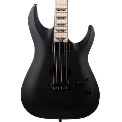 Schecter C1 SLS Custom Electric Guitar, Satin Black image 1