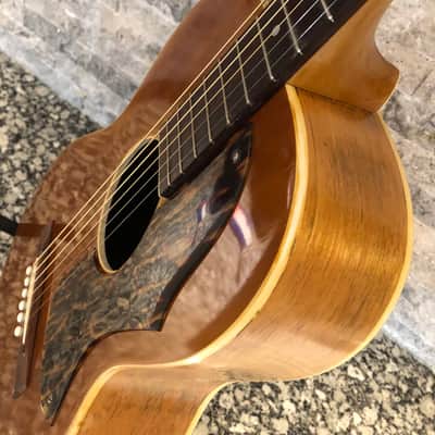 Hensel Minerva pre-war 1930s parlour guitar. made in Canada. UPDATED DETAILS IN AD. image 11