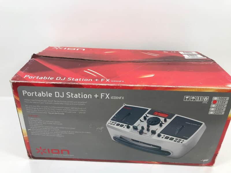 Ion Portable DJ Station CD Player/Radio iCD04-FX Used | Reverb