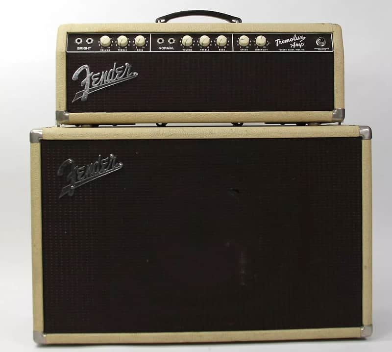 Fender Tremolux 6G9 30-Watt 1x10" Piggyback Guitar Amp 1960 image 1