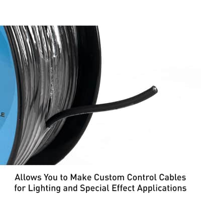 Accu Cable AC3CDMX300, DMX Stage Light Cable, 3 Pin DMX Extension Cable Spool (300 FT) image 2
