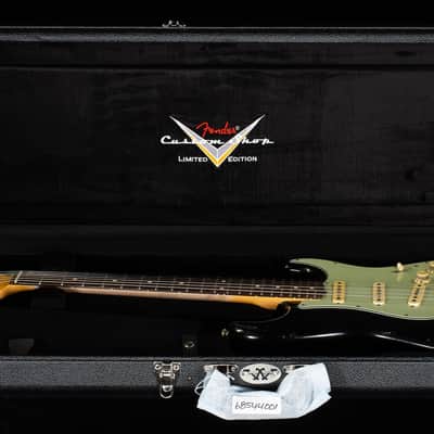 Fender Custom Shop Masterbuilt Andy Hicks True '62 Strat Journeyman Relic Black Brazilian '59 C (466) image 7