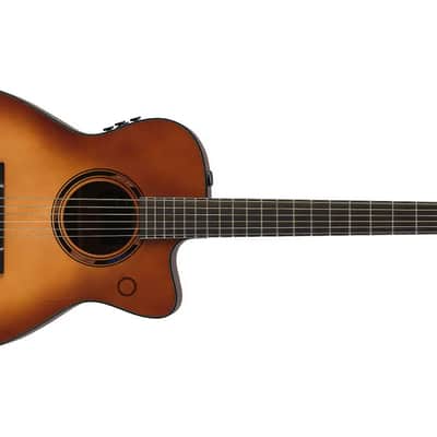 Yamaha TAS3C TransAcoustic Concert Size Acoustic/Electric Guitar with Gigbag - Sand Burst image 1