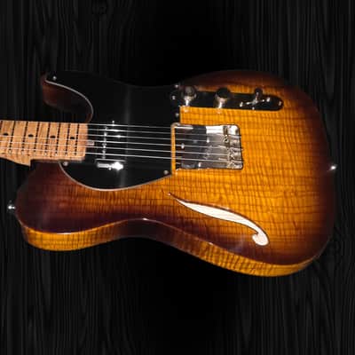 CP Thornton Thinline Classic II-European Fiddleback Ash-Tobacco Burst (Authorized Dealer) image 10