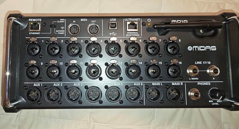 Midas MR18 18-Input Digital Mixer 2025 image 1