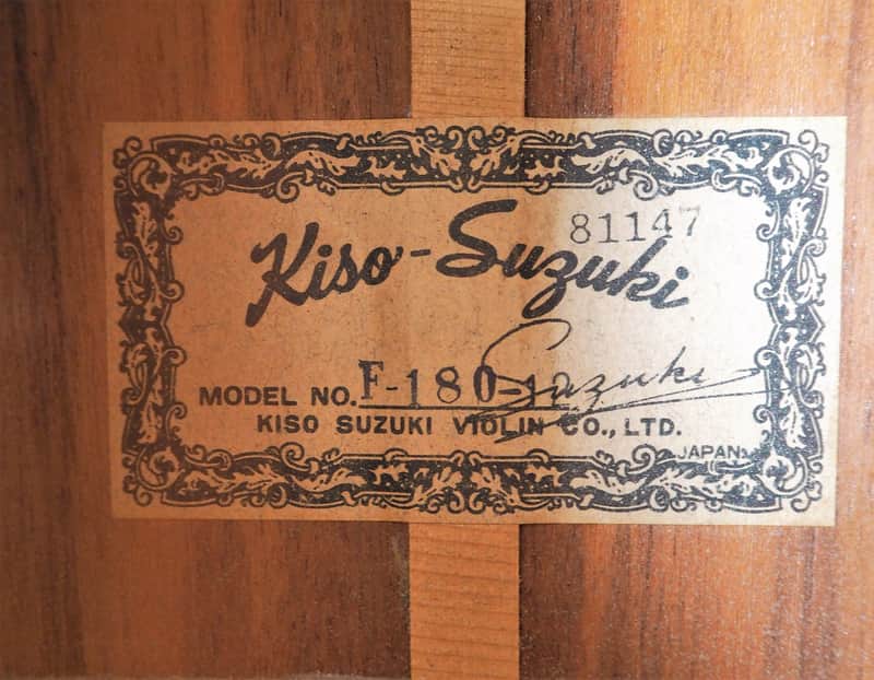 Suzuki F-180-12 string guitar - 1970s made in Japan - killer