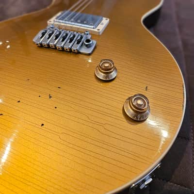 Gibson Custom Shop Joe Perry Signature "Gold Rush" Les Paul Axcess (Signed #11, Aged) 2019 - Present - Aged Antique Gold image 8