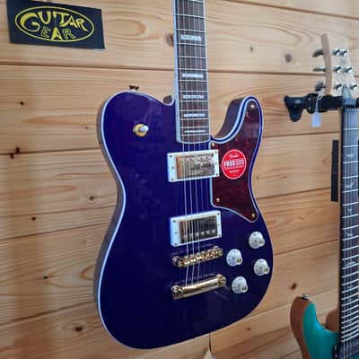 Squier by Fender Paranormal Troublemaker Telecaster Deluxe - Purple Metallic image 9