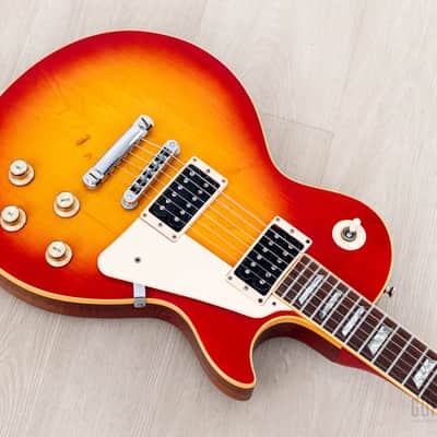 1976 Gibson Les Paul Standard Vintage Guitar Cherry Sunburst w/ T Tops, Case image 8