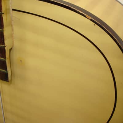 Vintage 1960's Kay K6868 Style Leader Archtop Acoustic Guitar Honey Blonde image 4