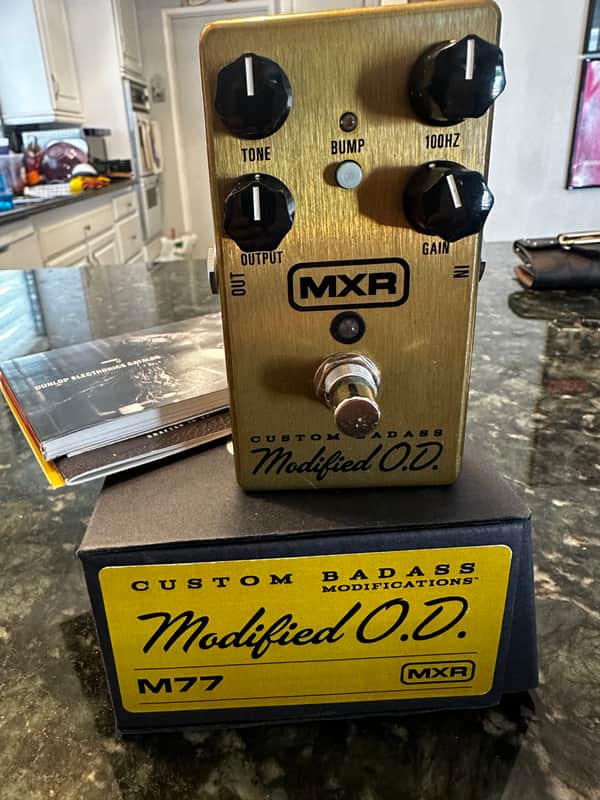 MXR M77-SE Custom Badass Modified O.D. 2021 - Gold Sparkle image 1