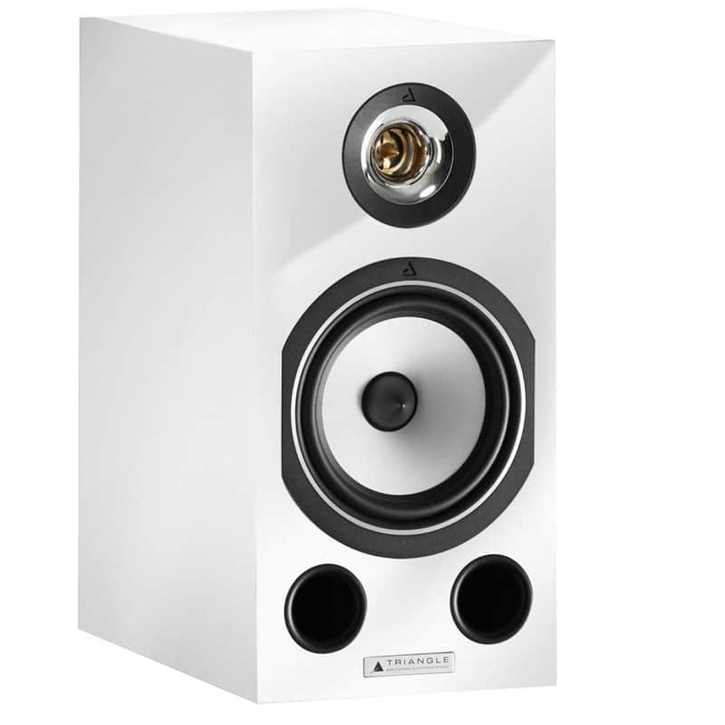 Triangle Esprit Comete Ez Hi-Fi Bookshelf Speakers, White High Gloss, Pair image 1
