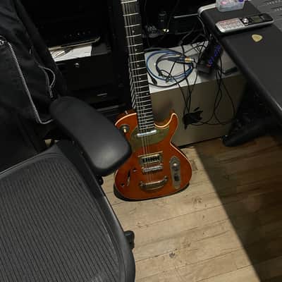 Postal 12 String Texas Fireball Burn Orange Birdseye Maple Lipstick & TV Jones Pickups New Video image 1