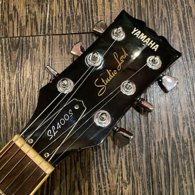 Yamaha SL-400S Studio Lord MIJ 1980s Japan Electric Guitar Cherry Burst image 4