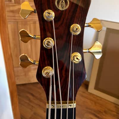 Alembic Mark King Signature Deluxe 5 String Bass w LED's Cocobolo Balance K Omega 2005 image 6