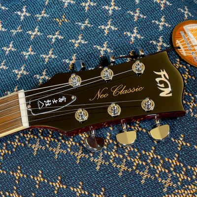 FGN Fujigen Neo Classic Les Paul (NCLS-20R) 2022 Heritage Darkburst image 8