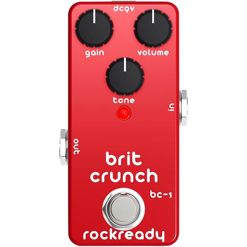 Mint Rockready BC-1 Brit Crunch Overdrive Distortion Mini Guitar Effect Pedal image 1