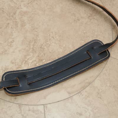Vintage Leather Strap Circa 1960's - Black image 9