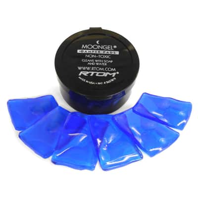 RTOM Moongel Percussion Damper Pads, 6-Pack