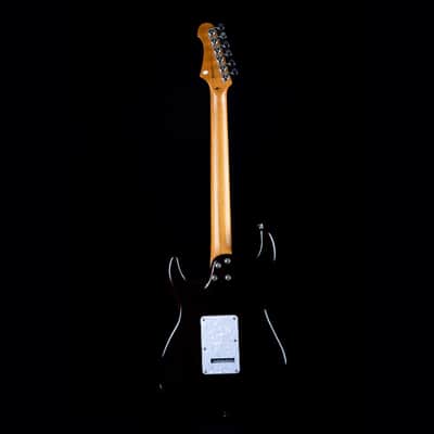 Jet JS-450 OBL 450 Series Basswood Flamed Maple Top Body Canadian Roasted Maple Neck 6-String Electric Guitar image 2