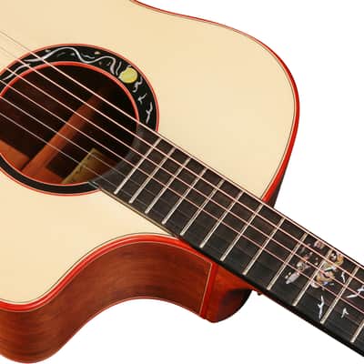 Natasha JC78 - European Spruce and Madagascar Rosewood Acoustic Guitar 2023 - Gloss image 5