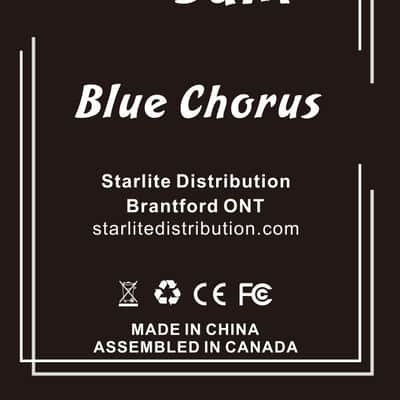 Simple Sam Blue Chorus Analog Guitar Effect Pedal True Bypass Astounding Tone image 7