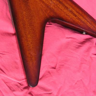 Gibson Epiphone FLYING V BASS GUITAR 1998 BROWN one off custom factory color, 51st & ONLY ONE made! image 19