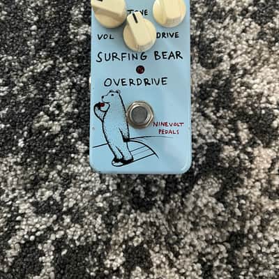 Animals Pedal Surfing Bear V1 Overdrive Guitar Effect Pedal image 1