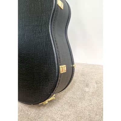 Unbranded Acoustic Guitar Hard Case - Guitar Case - Black - Excellent image 2