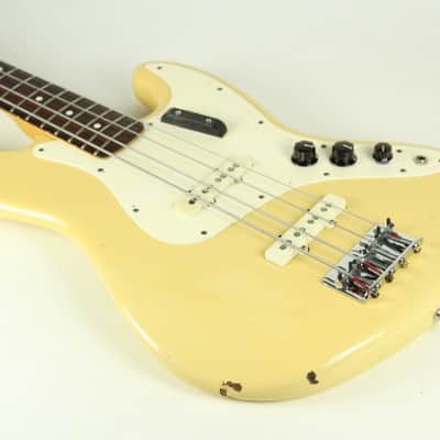 1984 Vintage Fender JAZZ BASS Alder Olympic White Dan Smith Era E3 Series +OHSC USA 1980s image 9
