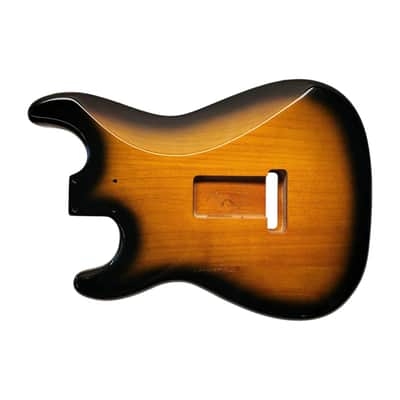 Sunburst (two tone) Nitro Stratocaster body HSH image 3