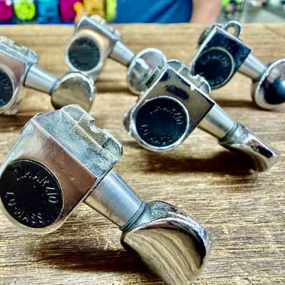 DiMarzio Lo Mass 6 on a Side Tuners Vintage Size Yngwie Malmsteen 80s - Chrome image 2