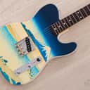 2024 Fender Japan Art Canvas Esquire Katsushika Hokusai Tama River, Mint w/ Case, Tags