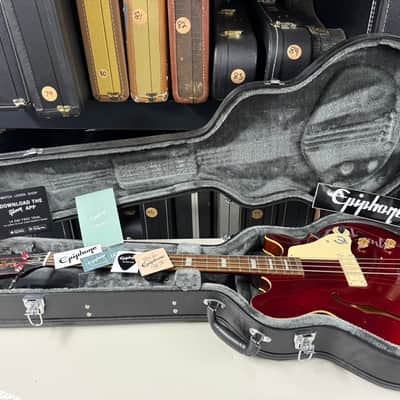 Epiphone Jack Casady Bass NOS! No Fret Wear Excellent Condition (376) image 6