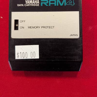 Yamaha RAM 4 Data Cartridge 1980's - Black
