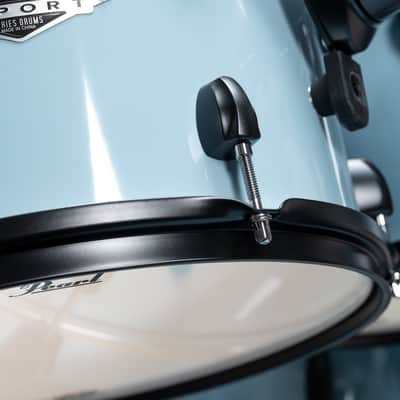 Pearl Export EXX 5-PCS Drum Set with HWP-834 and PX Cymbal Pack - Daphne Blue w/ black fittings image 15