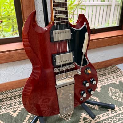 Gibson Custom Shop '61 Les Paul SG Standard Reissue with Vibrola 2006 - 2020 - VOS Faded Cherry image 3