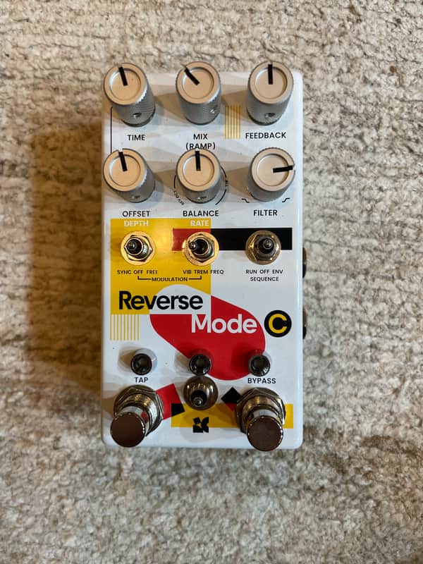 Chase Bliss Audio Reverse Mode C 2023 - White Graphic | Reverb