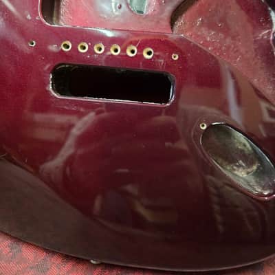 Fender Stratocaster Body Humbucker Neck Route Mexico 2001 image 6