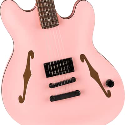 FENDER - Tom DeLonge Starcaster  Rosewood Fingerboard  Black Hardware  Satin Shell Pink - 0262370556 image 3