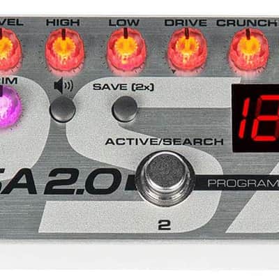 Tech 21 SansAmp PSA 2.0 Programmable Instrument Pre-amp Pedal Overdrive Pedal with 49 Presets image 2