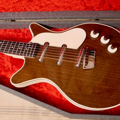 Danelectro Deluxe Model 6037 DC-3 1959 - Walnut image 13